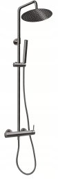 Zestaw prysznicowy Alkotest NP85-BCK7UGM / FERRO / CIRICULUS / ZESTAW NATRYSKOWY Z DESZCZOWNIĄ GUN METAL