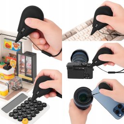 JJC Mini Gruszka Dmuchawka Do Czyszczenia Matrycy Optyki Aparatu Obiektywu Cl-arsq Black