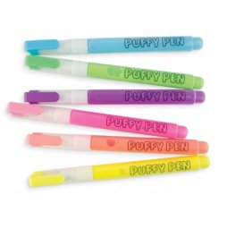 Ooly Flamastry z efektem 3D magicznie puchnące 6szt