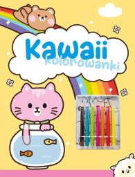 Kawaii kolorowanki żółta