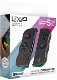 Nintendo Lexip Manufactured By Steelplay - Adventure Twinpads Black Switch