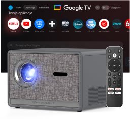 Projektor LED Medialove M1000 GTV Certyfikowany GoogleTV 11 Autofocus