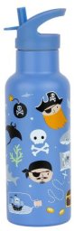 A Little Lovely Company Butelka ze słomką dla dzieci termiczna PIRATES 0,5 L