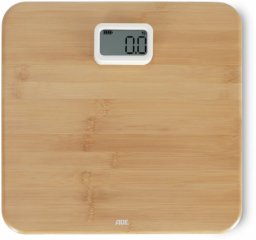 Waga łazienkowa ADE Waga łazienkowa na dynamo Kiana, do 150 kg, 31 x 30 cm, bambus