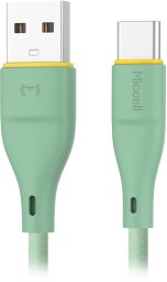 Kabel USB Orno USB-A - USB-C 1 m Zielony