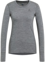 Odlo Koszulka Termoaktywna Damska Merino 200 Długi Rękaw 111601/10183 - Szary Rozmiar:L