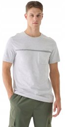 4f OSZULKA MĘSKA SPORTOWA T-SHIRT BAWEŁNA M2078 Z KIESZONKĄ