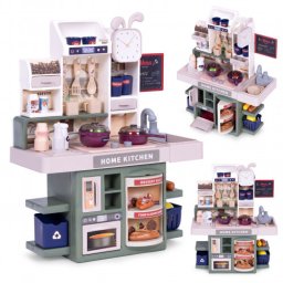 Kuchnia dla dzieci z efektami dźwiękowymi i świetlnymi, generator pary, 35 elementów