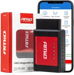 Skaner tester interfejs diagnostyczny elm327 obd2 bt xl amio-04733