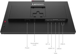 Monitor Lenovo ThinkVision T27QD-4v LED display 68,6 cm (27") 2560 x 1440 px Quad HD LCD czarny