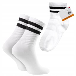 SKARPETY BAWEŁNIANE 3 PARY 39-44 SKARPETKI SPORTOWE DAMSKIE MĘSKIE UNISEX