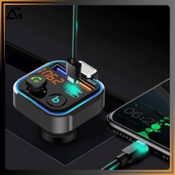 TRANSMITER BLUETOOTH SAMOCHODOWY FM 3x USB ADAPTER SZYBKA ŁADOWARKA MP3