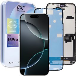 Wyświetlacz do iPhone 16 Pro LCD Ekran Ramka + Uszczelka Incell wersja JK