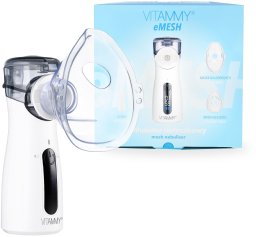 VITAMMY eMESH Inhalator siateczkowy, maska dla dzieci i dorosłych, wyświetlacz