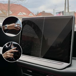 Radio samochodowe GrizzGlass Folia ceramiczna CarDisplay Protection do Kia Sportage 5 L Tec. Facelift 24" (2025)