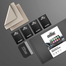 GrizzGlass Folia ceramiczna CarDisplay Protection do Volkswagen VW Tiguan 2 Discover Media (2019-2023) [2 PACK]