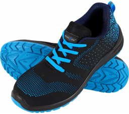 BRDROP S1 SR FO - Półbuty bezpieczne stalowy podnosek tkanina podeszwa antypoślizgowa olejoodporna antyelektrostatyczna - czarno-szary 46