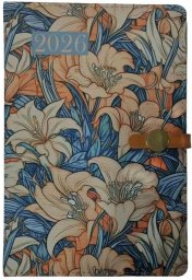 Terminarz 2026 tygodniowy 13x18,4cm klips