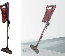 Odkurzacz pionowy Lentz Cylindryczny odkurzacz bezprzewodowy czerwony 74302