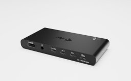 Stacja/replikator I-TEC KVM Docking Station HDMI for 2 hosts 1x HDMI 3xUSB-C 3.2 Gen1 2x USB-A 3.2 Gen 1 1x 3.5mm Audio/Mic Power Delivery 2x 100W