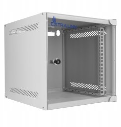 Szafa ExtraLink LITE 6U 10" 280X310 WALL-MOUNTED RACKMOUNT CABINET GRAY
