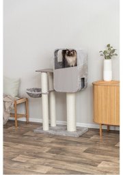 Tectake Marina drapak dla kota szary 132 cm