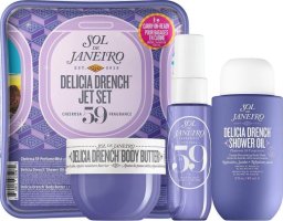 Sol De Janeiro Delicia Drench Żel Do Mycia 90Ml + Krem Do Ciała 50Ml + Mgiełka Do Ciała 59 - 30Ml
