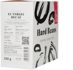 Kawa ziarnista Qualia Caffe Kawa ziarnista Kolumbia El Vergel Decaf 250g - bezkofeinowa