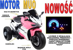 Polesie SUPER-TOYS MOTOR ŚCIGACZ "MUO" - Imitacja prawdziwego licznika realistyczne dźwięki/959-3