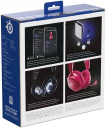 Słuchawki SteelSeries Arctis Nova 7P Wireless Gen 2 Zestaw słuchawkowy Przewodowy i Bezprzewodowy Opaska na głowę Gaming USB Type-C Bluetooth Purpurowy