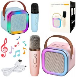 Głośnik i mikrofon karaoke