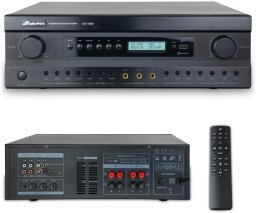 AudioPort Wzmacniacz audio 2x 200W karaoke DSP HDMI pilot KC8200 one size