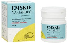 ZIOŁOLEK_Emskie na gardło suplement diety do ssania Cytryna 30 pastylek