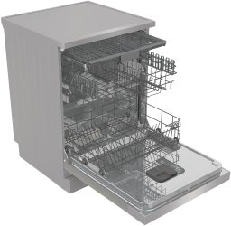 Zmywarka Hisense 16 zestawów szerokość 60 cm szary Zmywarka do naczyń wolnostojąca HS643D90X (6974805075867)