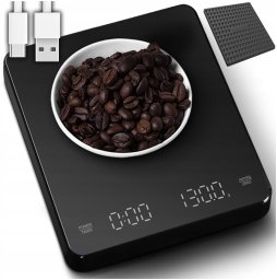 Waga kuchenna ARSA GO STOPER AKUMULATOR USB PARZENIE 3kg 0,1g czarny 3 kg