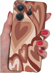 krainaGSM ETUI do Xiaomi Redmi Note 14 4G | WZORY | SILIKONOWE MATT CASE + SZKŁO 9H