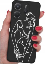 ETUI do Xiaomi Redmi Note 14 4G | WZORY | SILIKONOWE MATT CASE + SZKŁO 9H