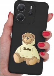 krainaGSM ETUI do Xiaomi Redmi Note 14 4G | WZORY | SILIKONOWE MATT CASE + SZKŁO 9H