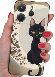 krainaGSM ETUI do Xiaomi Redmi Note 14 4G | WZORY | SILIKONOWE MATT CASE + SZKŁO 9H