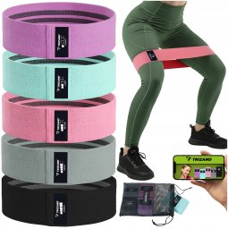 Trizand Zestaw gum do ćwiczeń - 5szt. 25877