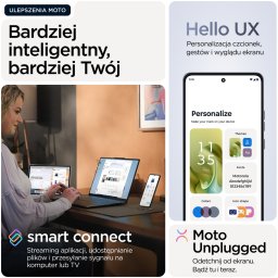 Smartfon Motorola moto g86 5G 16,9 cm (6.67") Dual SIM Android 15 USB Type-C 8 GB 256 GB 5200 mAh Ciemny Niebieski