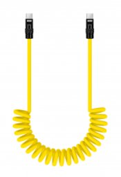 Kabel USB USB-C - USB-C 1.5 m Żółty (NL4992)