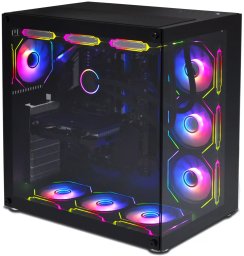 Obudowa OYAKA Obudowa komputerowa HORIZON FT-G3, 4x wentylator ARGB