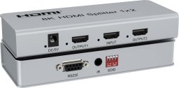 PremiumCord HDMI 2.1 splitter 1-2 porty, 8K@60Hz, 4K@120Hz, 1080p, HDR