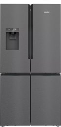 Lodówka Siemens KF96DPXEA, Freestanding, French door, Grey, Glass, 547 L, SN-T