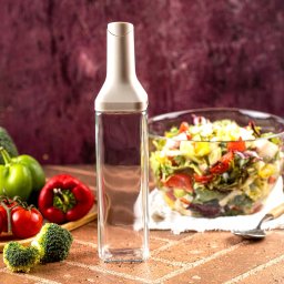 KingHoff Szklana butelka z nalewakiem do octu i oliwy 500ml KH-2004