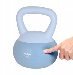 Soft Kettlebell miękki winylowy 5kg REBEL ACTIVE