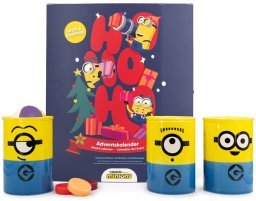 Figurka Minions Kalendarz adwentowy z lampą zapachową na tealight