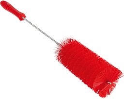 Vikan Pipe cleaner, Vikan, 50cm, Ø6cm, red, polyester/PP/stainless steel, medium