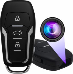 MINI KAMERA SZPIEGOWSKA UKRYTA W KLUCZYKU CZUJNIK RUCHU NAGRYWA NA KARTĘ